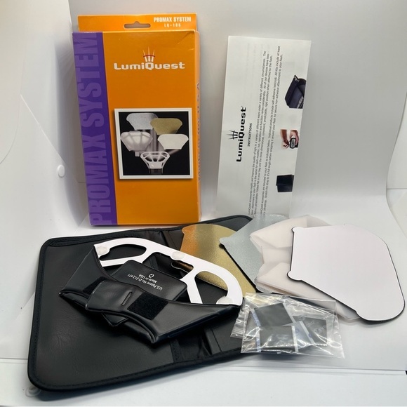 LumiQuest LQ-105 ProMax 80-20 System 6 Piece Flash Light Modification kit *NEW - Picture 1 of 6